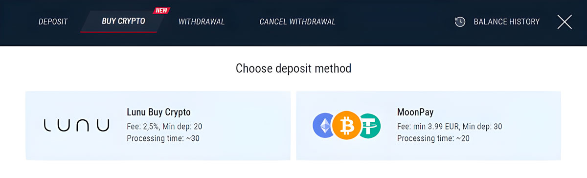 Deposits, Withdrawals, and Limits