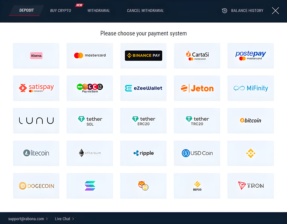 Deposits, Withdrawals, and Limits